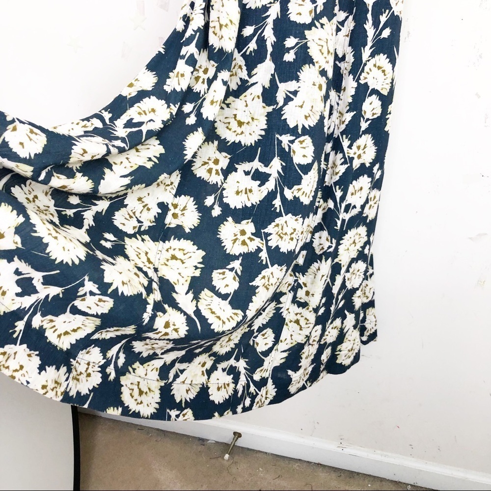 Nicholas Haisley Fan floral linen midi dress - Picture 5 of 12